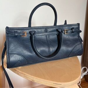 East West Indigo Handbag